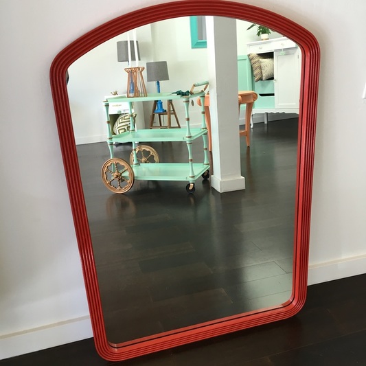 ruby red mirror