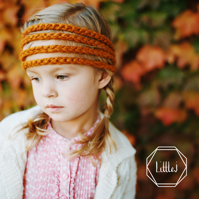 hand crocheted headband child