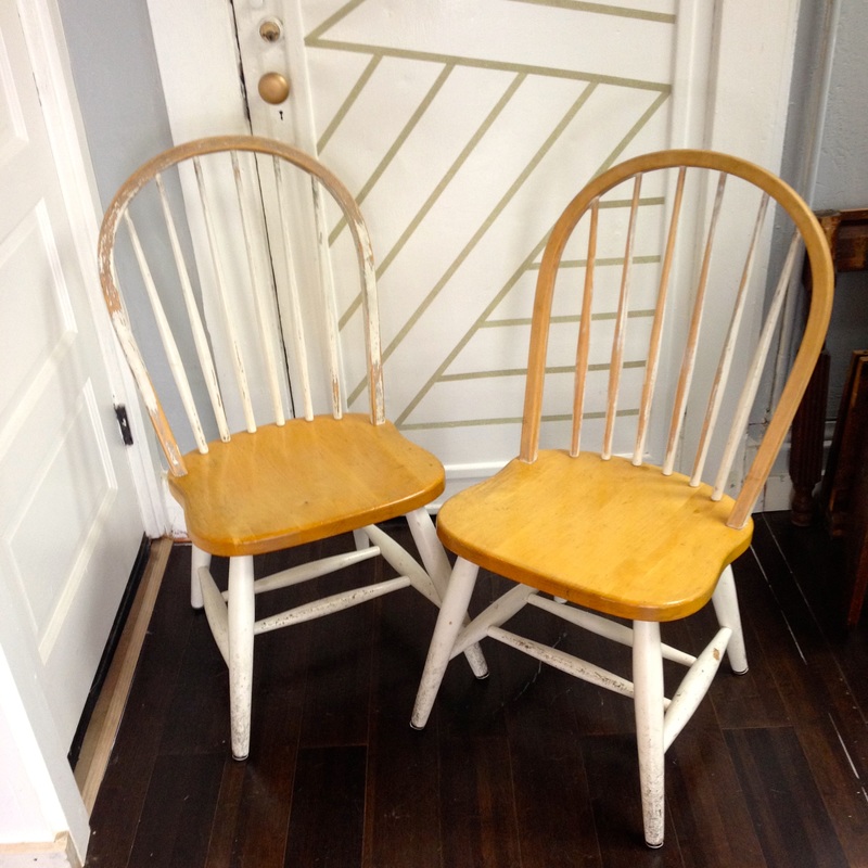 before wood dining chairs