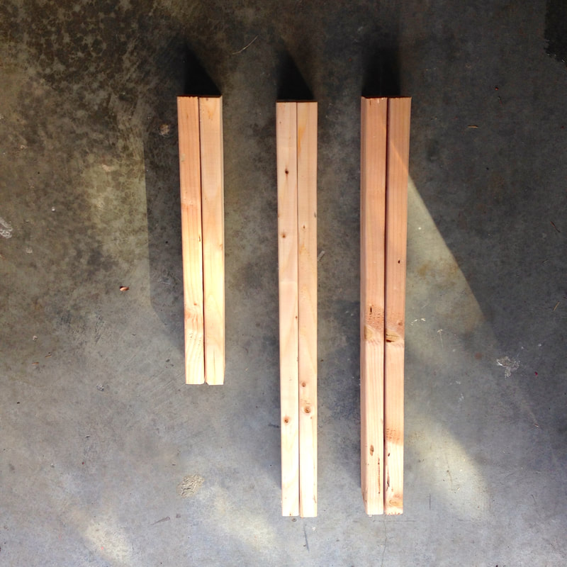 How to build a set of sawhorse: 2x4's 